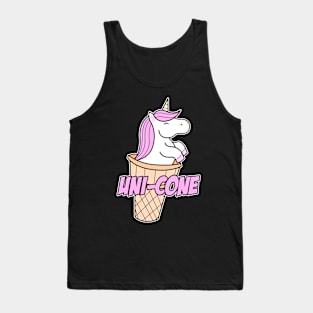 Unicone Unicorn Cone Tank Top